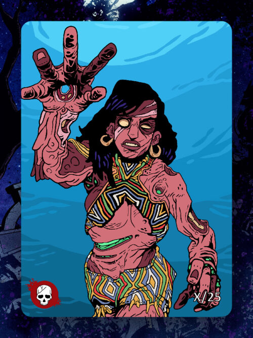 CarlosRzdArt LE 25 – Metal Trading Card AOD2