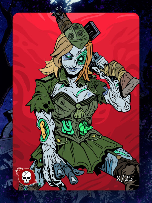 CarlosRzdArt LE 25 – Metal Trading Card AOD3