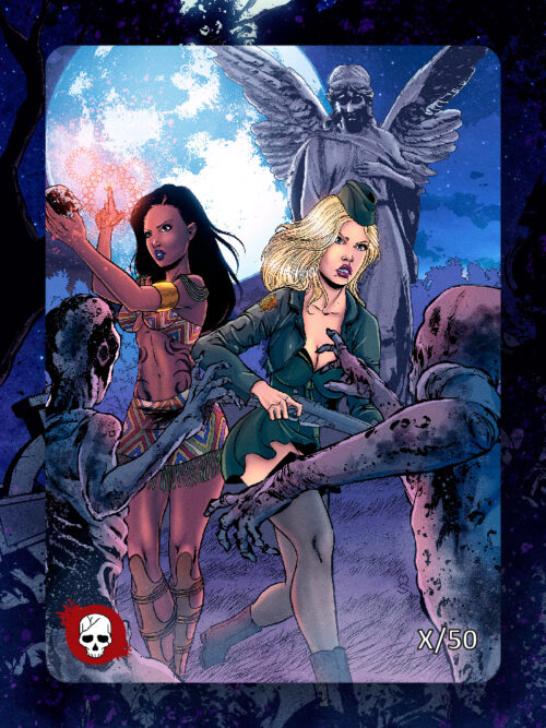 Angel of Darkness #2 LE 50 – Metal Trading Card