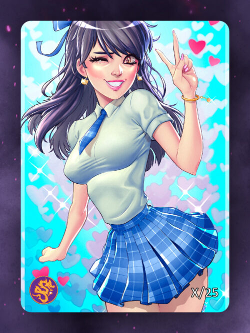 Miss Sashi LE 25 - Metal Trading Card SOTD3
