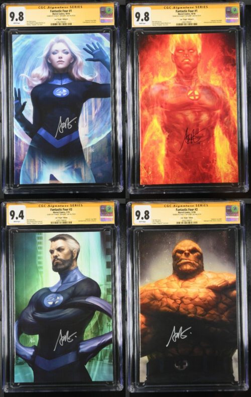 CGC SS Stanley "Artgerm" Lau - Fantastic Four - Signature Series 9.8