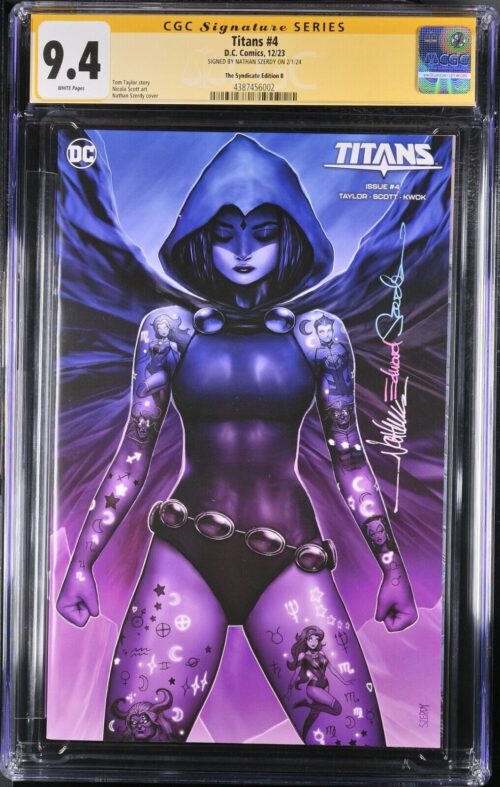 CGC SS Nathan Szerdy - Titans #4 Raven