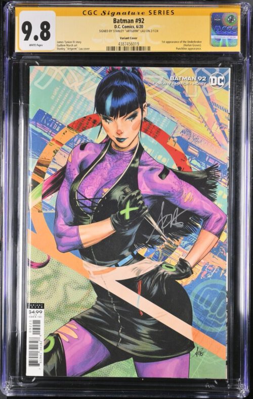 CGC SS Stanley "Artgerm" Lau - Punchline - Signature Series 9.8